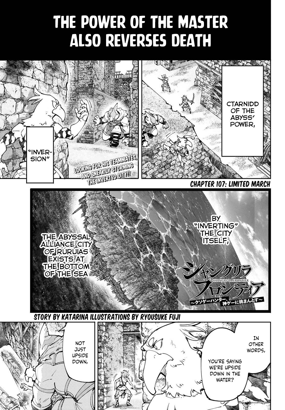 Shangri-La Frontier ~ Kusoge Hunter, Kamige ni Idoman to su~ Chapter 107 2